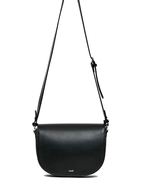 EVELYN Borsa a tracolla media con flap NERO - Borse Donna