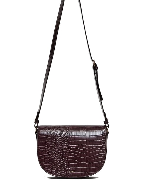 EVELYN COCCO Borsa a tracolla media stampata wine - Borse Donna