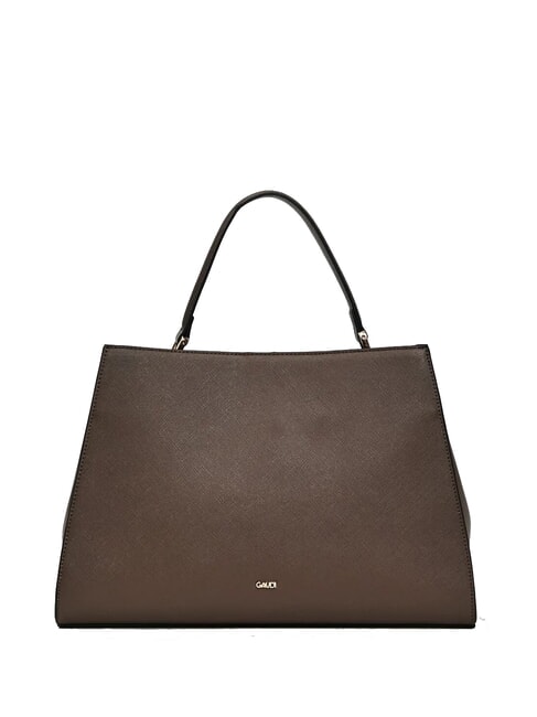 DEMY WINTER L Borsa a mano con tracolla st saffiano taupe - Borse Donna