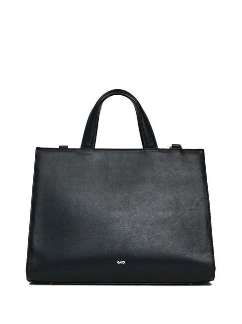 ADA VELUR L Borsa a mano con inserti in velluto NERO - Borse Donna