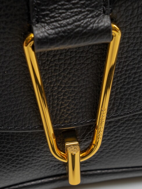 HIMMA Borsa a mano in pelle con tracolla Nero - Borse Donna