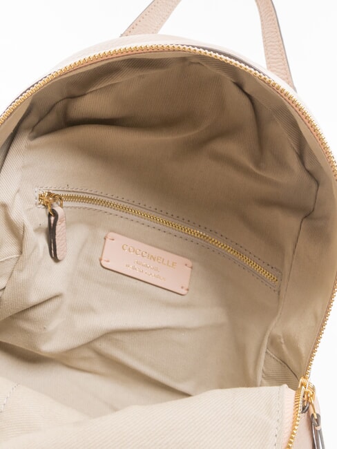 JEN Zaino rotondo in pelle con tasca rosette - Borse Donna