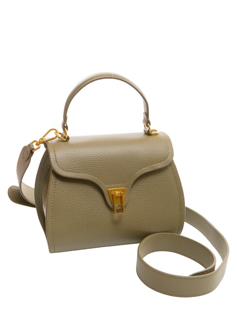 MARVIN Borsa a mano mini in pelle con tracolla laurel green - Borse Donna