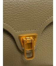 COCCINELLE MARVIN Borsa a mano mini in pelle con tracolla laurel green - Borse Donna - 5