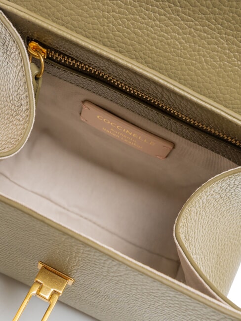 MARVIN Borsa a mano mini in pelle con tracolla laurel green - Borse Donna