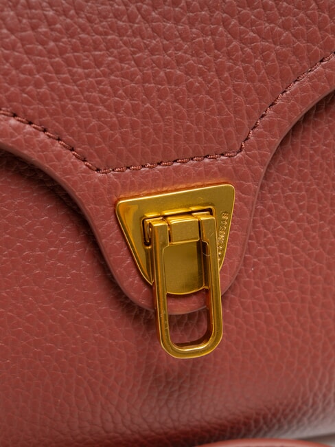 MARVIN Borsa a mano mini in pelle con tracolla brandy - Borse Donna