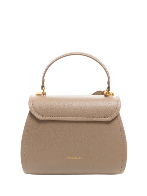 MARVIN Borsa a mano mini in pelle con tracolla warm taupe - Borse Donna