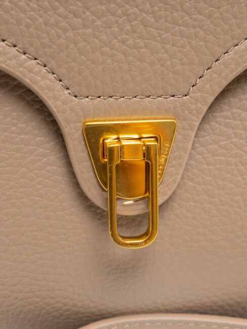 MARVIN Borsa a mano mini in pelle con tracolla warm taupe - Borse Donna