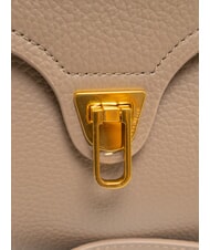 COCCINELLE MARVIN Borsa a mano mini in pelle con tracolla warm taupe - Borse Donna - 5