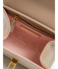 COCCINELLE MARVIN Borsa a mano mini in pelle con tracolla warm taupe - Borse Donna - 6