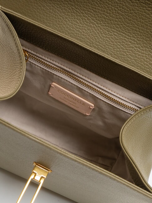 MARVIN Borsa a mano in pelle con tracolla laurel green - Borse Donna