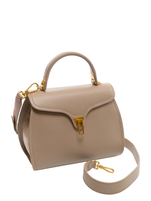 MARVIN Borsa a mano in pelle con tracolla warm taupe - Borse Donna