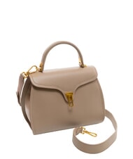 COCCINELLE MARVIN Borsa a mano in pelle con tracolla warm taupe - Borse Donna - 2
