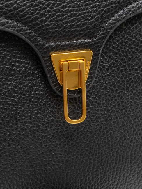 MARVIN Borsa a mano in pelle con tracolla Nero - Borse Donna