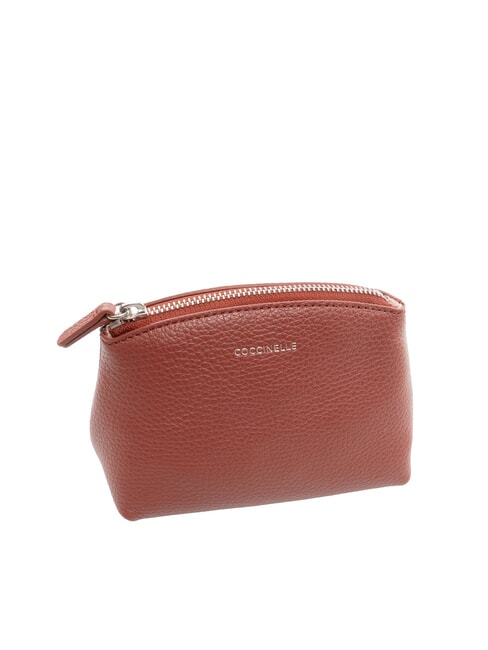 AGATEA Beauty trousse in pelle brandy - Bustine & Necessaire