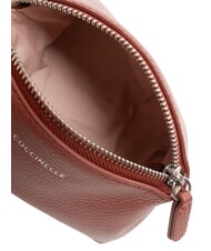 COCCINELLE AGATEA Beauty trousse in pelle brandy - Bustine & Necessaire - 4