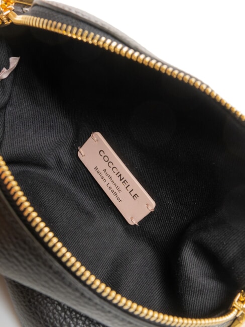 LILY Mini belt bag in pelle a tracolla Nero - Borse Donna