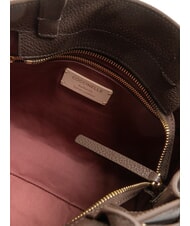 COCCINELLE KLICHE Borsa a mano in pelle con tracolla fondant brown - Borse Donna - 6