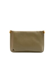 COCCINELLE HYLE Borsa piatta piccola in pelle a tracolla laurel green - Borse Donna - 3