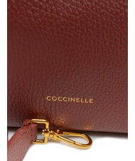 COCCINELLE RHEA Borsa a mano piccola con tracolla brandy - Borse Donna - 5