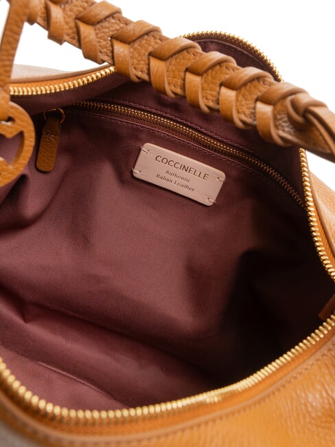 RHEA Borsa a spalla in pelle con tracolla CUIR - Borse Donna