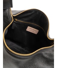 COCCINELLE RHEA Borsa a spalla in pelle con tracolla Nero - Borse Donna - 6