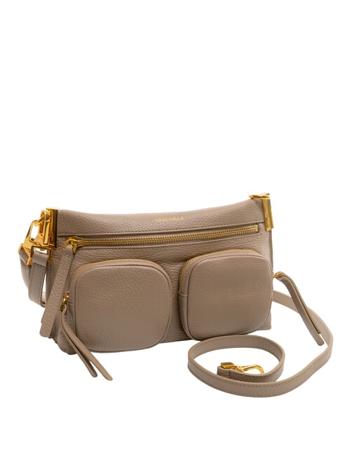 HYLE Borsa piccola in pelle doppia funzione warm taupe - Borse Donna