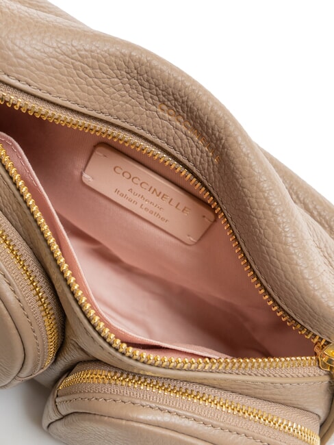 HYLE Borsa piccola in pelle doppia funzione warm taupe - Borse Donna