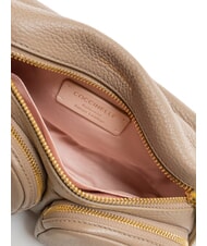 COCCINELLE HYLE Borsa piccola in pelle doppia funzione warm taupe - Borse Donna - 6