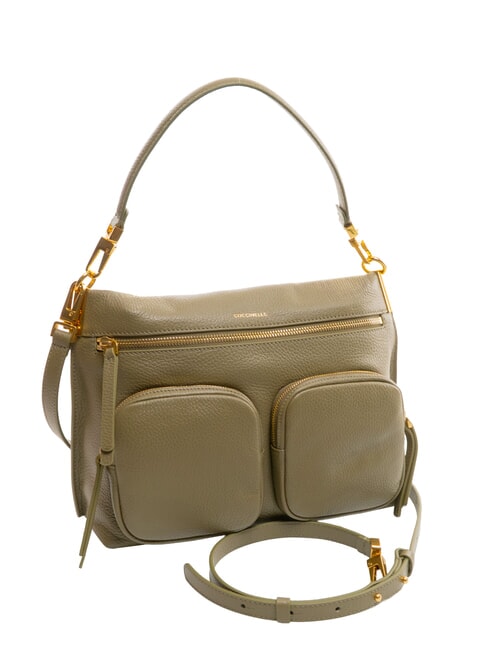 HYLE Borsa media in pelle doppia funzione laurel green - Borse Donna