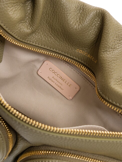 HYLE Borsa media in pelle doppia funzione laurel green - Borse Donna