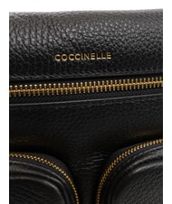 COCCINELLE HYLE Borsa media in pelle doppia funzione Nero - Borse Donna - 6