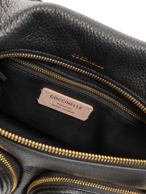 HYLE Borsa media in pelle doppia funzione Nero - Borse Donna