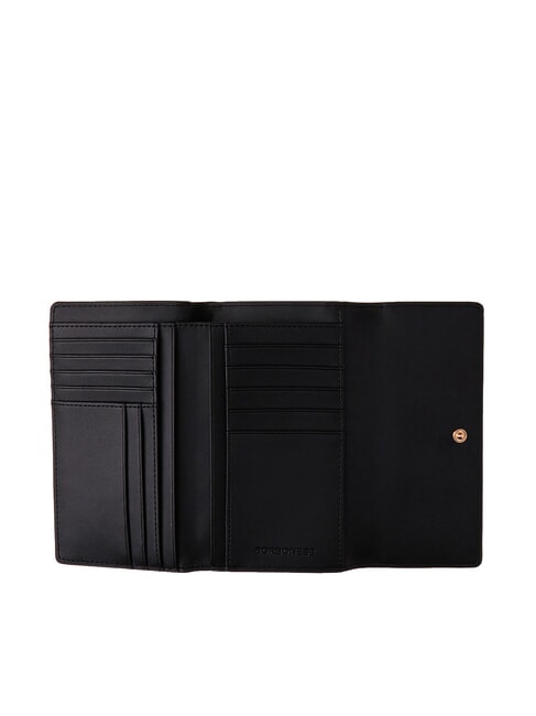 VITE COATED OP Portafoglio medio con patta op naturale/nero - Portafogli Donna