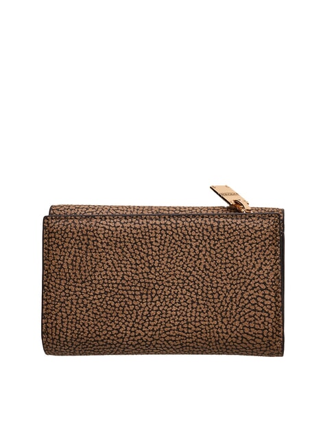 VITE COATED OP Portafoglio medio con patta op naturale/nero - Portafogli Donna