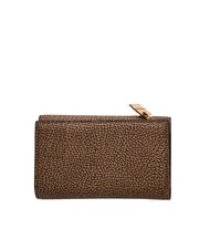 BORBONESE VITE COATED OP Portafoglio medio con patta op naturale/nero - Portafogli Donna - 3