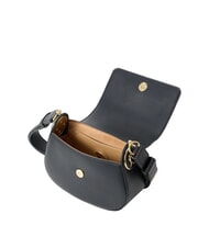 LOVE MOSCHINO CHUNKY TAB Borsa a tracolla con flap Nero - Borse Donna - 4