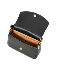 LOVE MOSCHINO CHUNKY TAB Borsa con flap e tracolla Nero - Borse Donna - 4