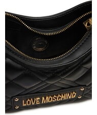 LOVE MOSCHINO QUILTED Borsa doppia funzione Nero - Borse Donna - 6