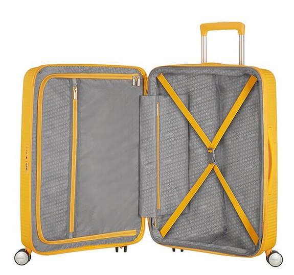 SOUNDBOX SPINNER Trolley medio, espandibile goldenyellow - Trolley Rigidi