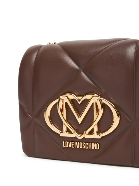 EMBOSSED Borsa mini a tracolla cioccolato - Borse Donna