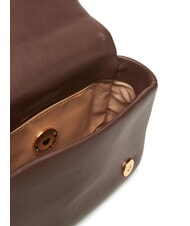 LOVE MOSCHINO EMBOSSED Borsa mini a tracolla cioccolato - Borse Donna - 6