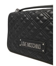 LOVE MOSCHINO QUILTED Borsa a spalla doppia funzione Nero/nero - Borse Donna - 4