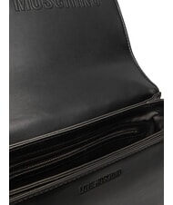 LOVE MOSCHINO QUILTED Borsa a spalla doppia funzione Nero/nero - Borse Donna - 5