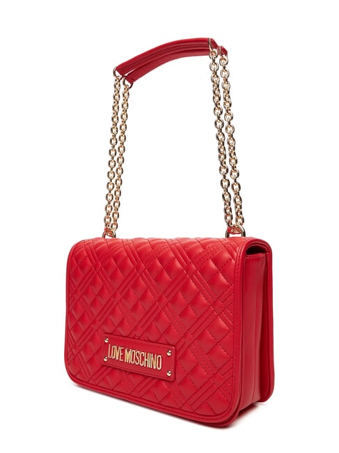 QUILTED Borsa a spalla doppia funzione ROSSO - Borse Donna