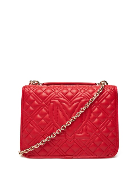 QUILTED Borsa a spalla doppia funzione ROSSO - Borse Donna