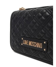 LOVE MOSCHINO QUILTED Borsa a spalla doppia funzione Nero - Borse Donna - 4