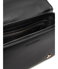 LOVE MOSCHINO QUILTED Borsa a spalla doppia funzione Nero - Borse Donna - 5