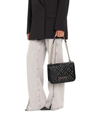 LOVE MOSCHINO QUILTED Borsa a spalla doppia funzione Nero - Borse Donna - 6