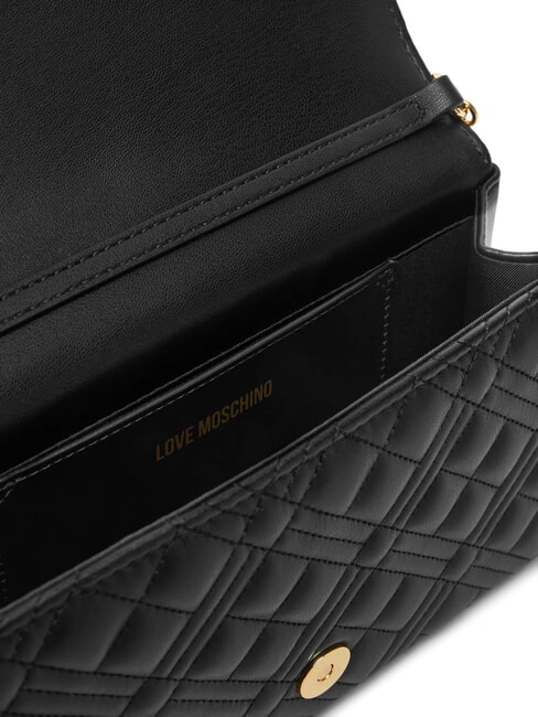 SMART DAILY Pochette con tracolla metallica Nero - Borse Donna